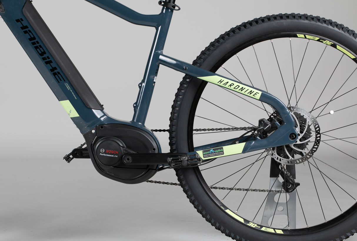 Haibike Hardnine 5 - käytetty sähköpyörä 175-188 cm ajajalle