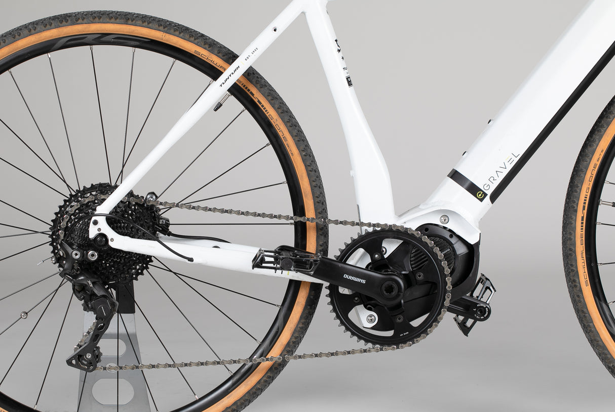 Tunturi E-Gravel - käytetty sähköpyörä 165-180 cm ajajalle