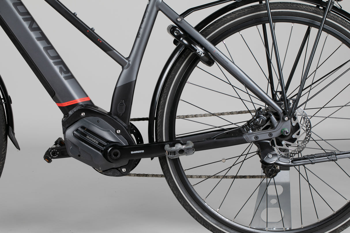 Tunturi E-Hybrid Di2 - käytetty sähköpyörä 155-167 cm ajajalle