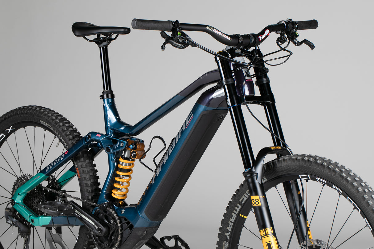 Haibike Nduro 8 Freeride - käytetty sähköpyörä 178-189 cm ajajalle