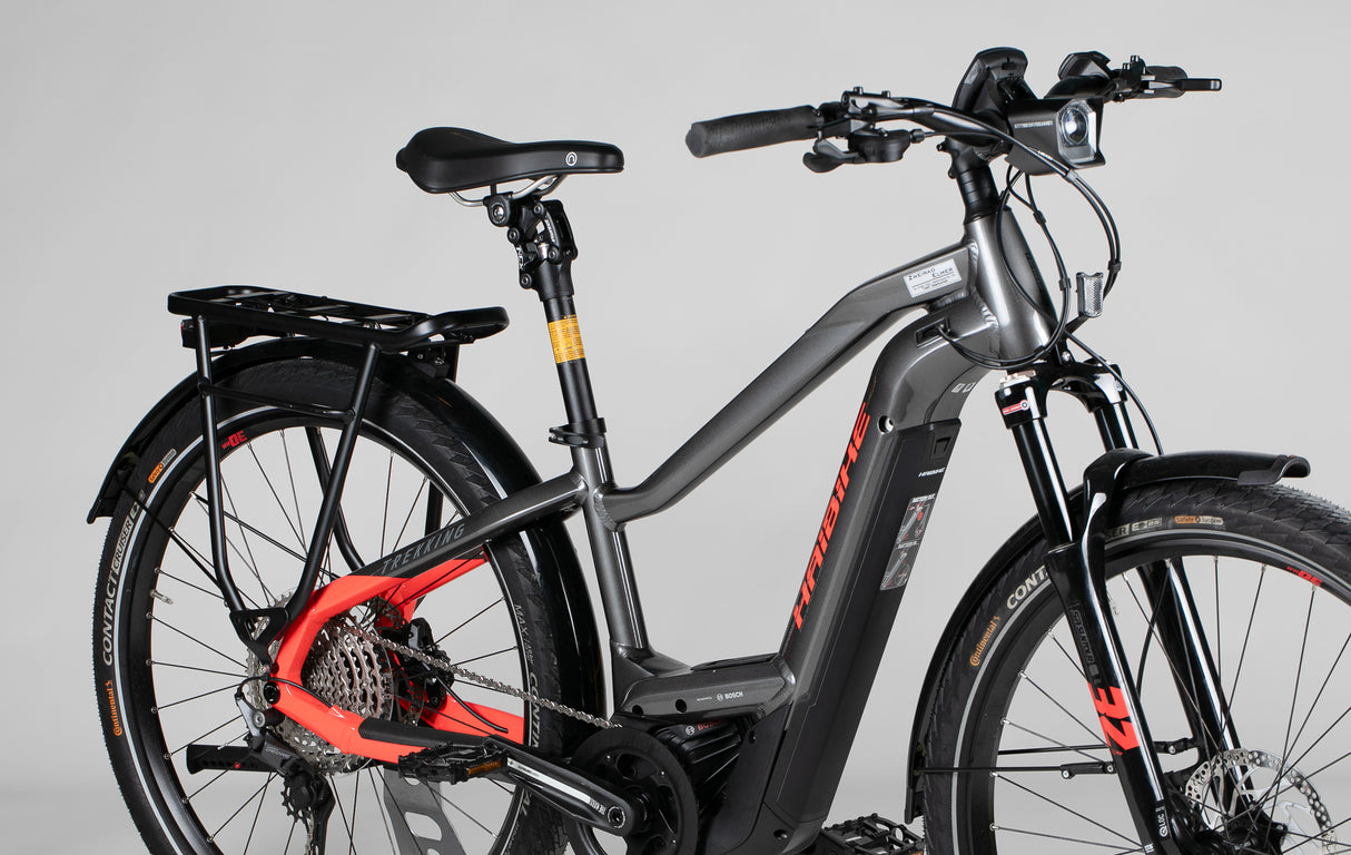 Haibike Trekking 9 MID - käytetty sähköpyörä 159-170 cm ajajalle