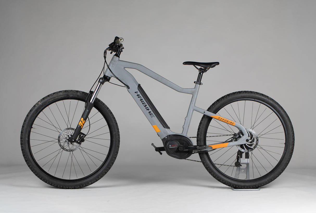 Haibike Hardnine 4 - käytetty sähköpyörä 185-198 cm ajajalle