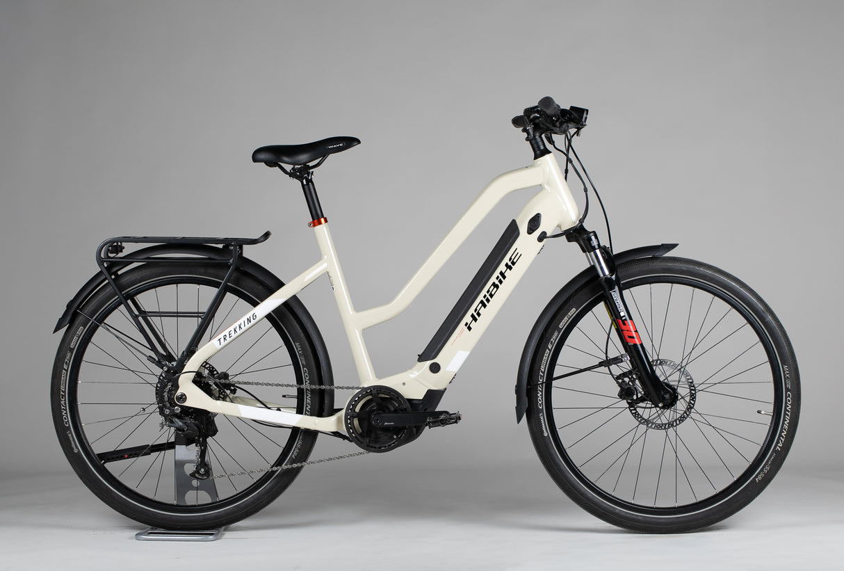 Haibike Trekking 4 mid - käytetty sähköpyörä 176-189 cm ajajalle