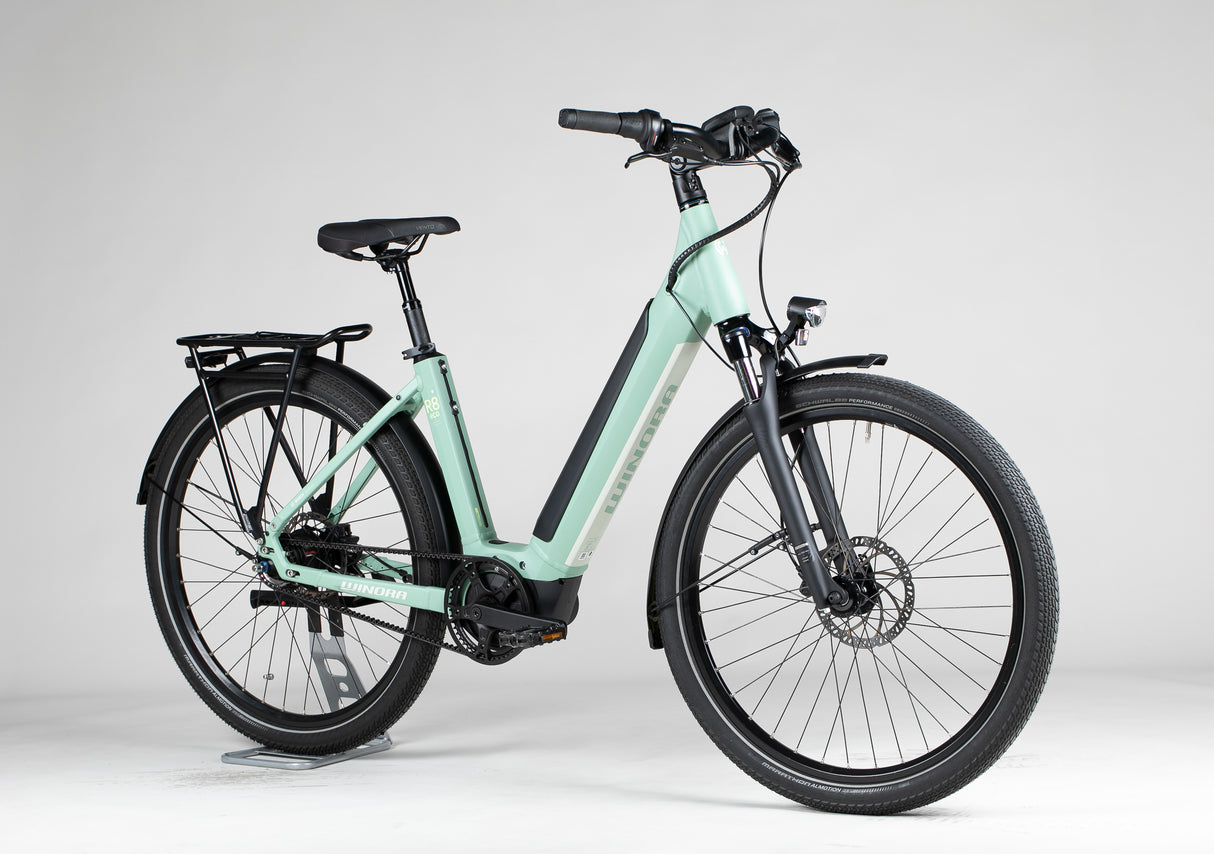 Winora Sinus R8 - käytetty sähköpyörä 155-165 cm ajajalle