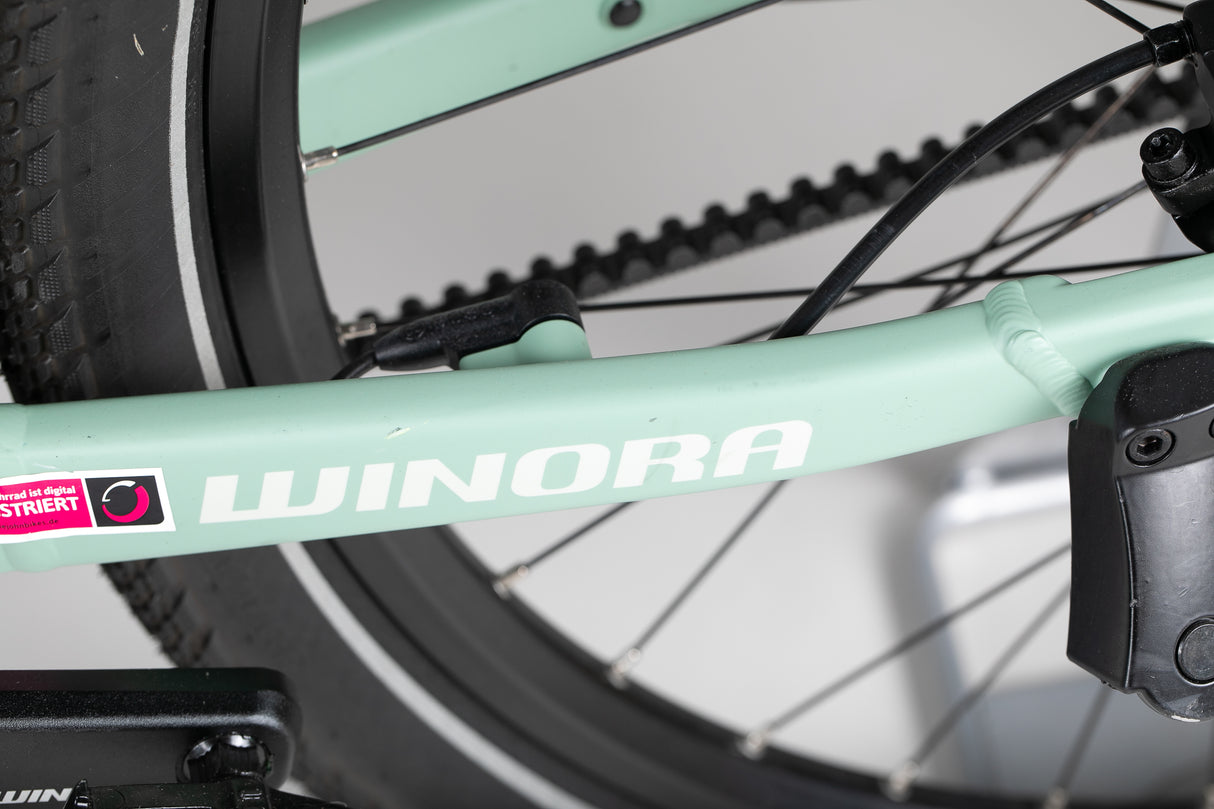 Winora Sinus R8 - käytetty sähköpyörä 155-165 cm ajajalle