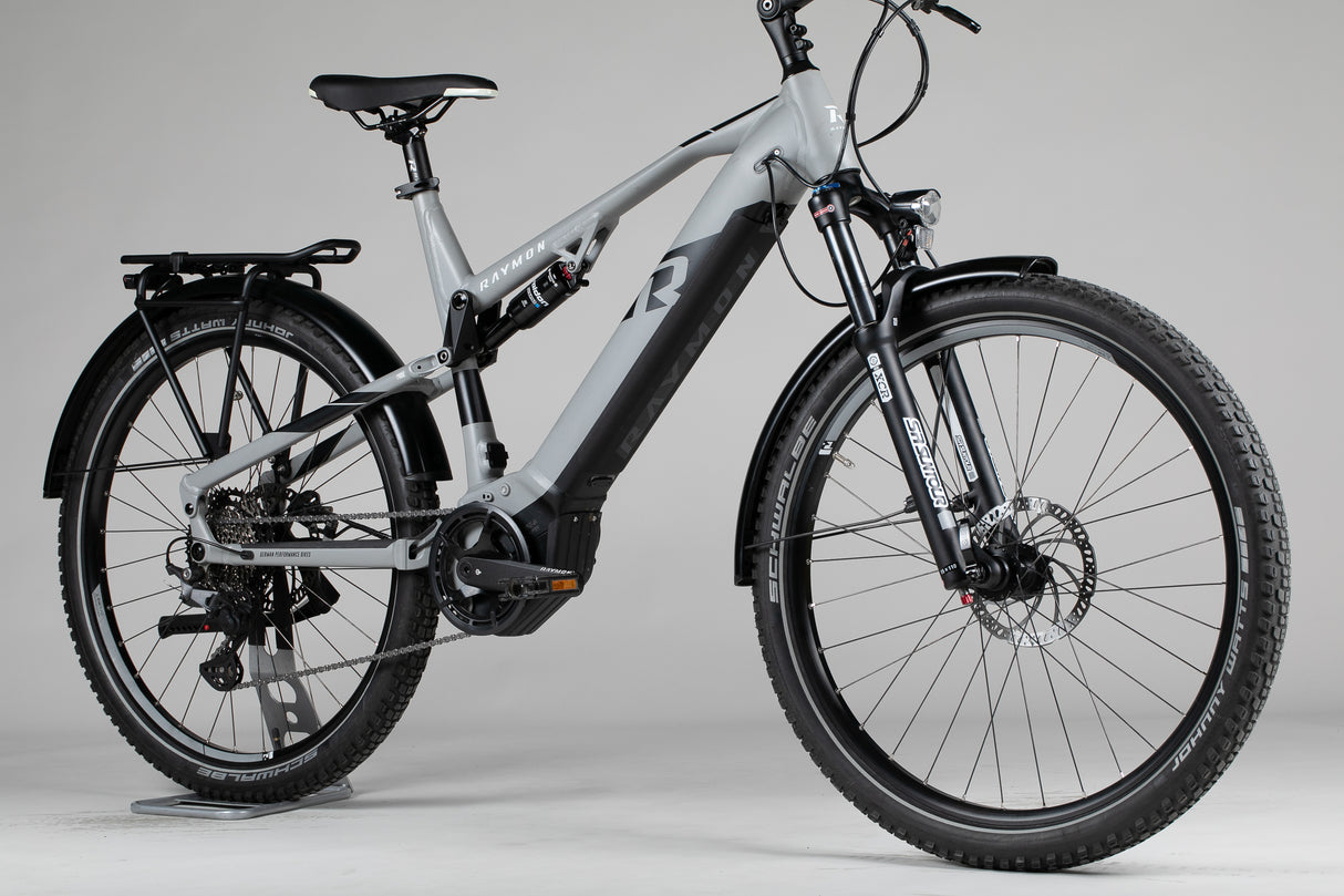 R RAYMON CrossRay FS E 5.0 - käytetty sähköpyörä 178-189 cm ajajalle