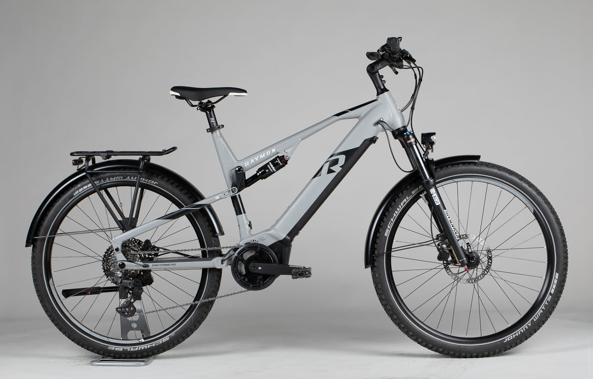 R RAYMON CrossRay FS E 5.0 - käytetty sähköpyörä 178-189 cm ajajalle