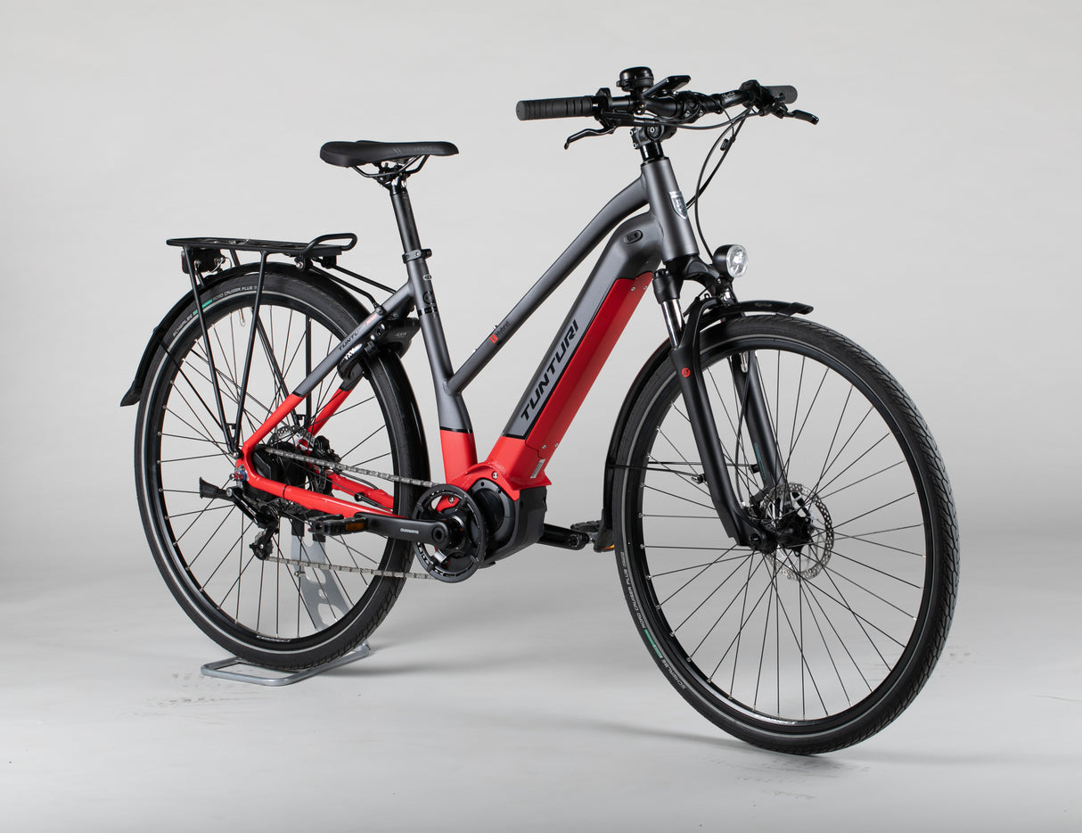 Tunturi e-Hybrid 9sp 28” - käytetty sähköpyörä 155–167 cm ajajalle