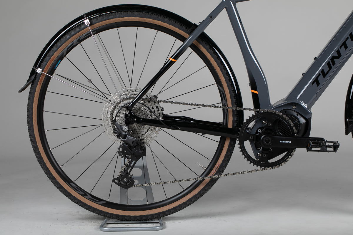 Tunturi E-Gravel - käytetty sähköpyörä 170-182 cm ajajalle