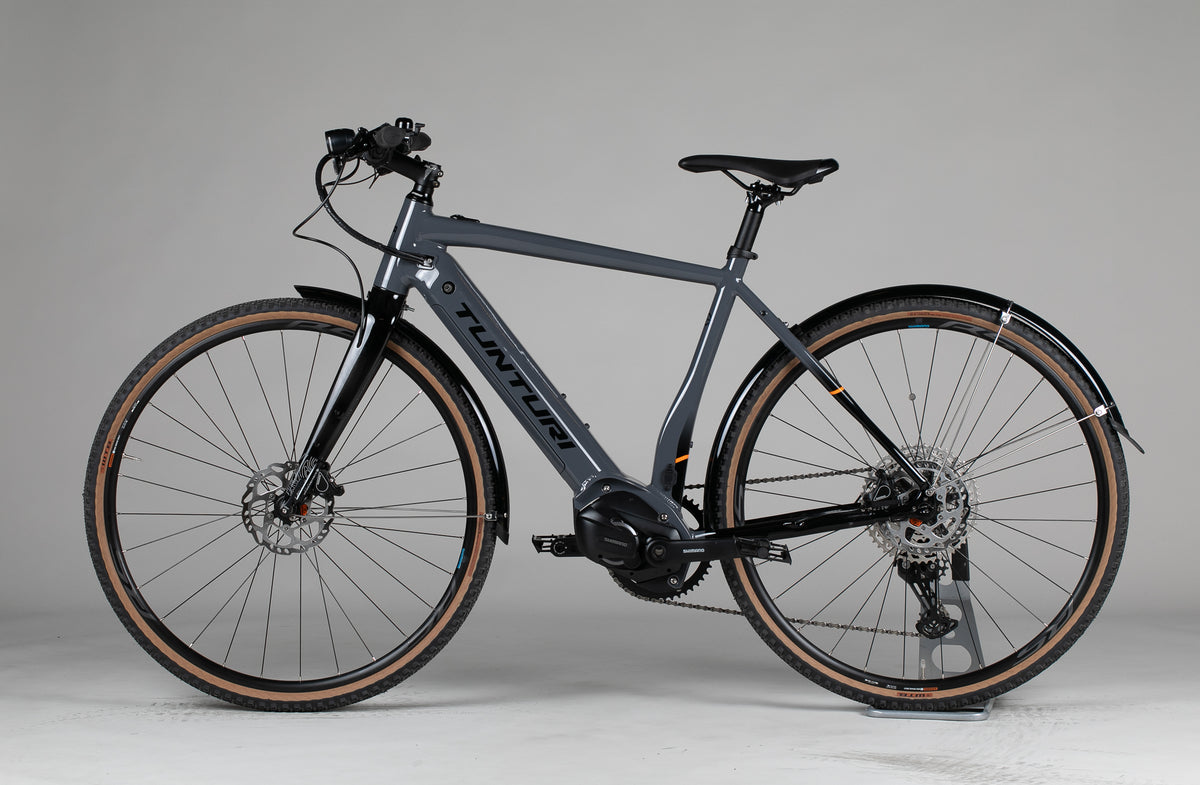 Tunturi E-Gravel - käytetty sähköpyörä 170-182 cm ajajalle