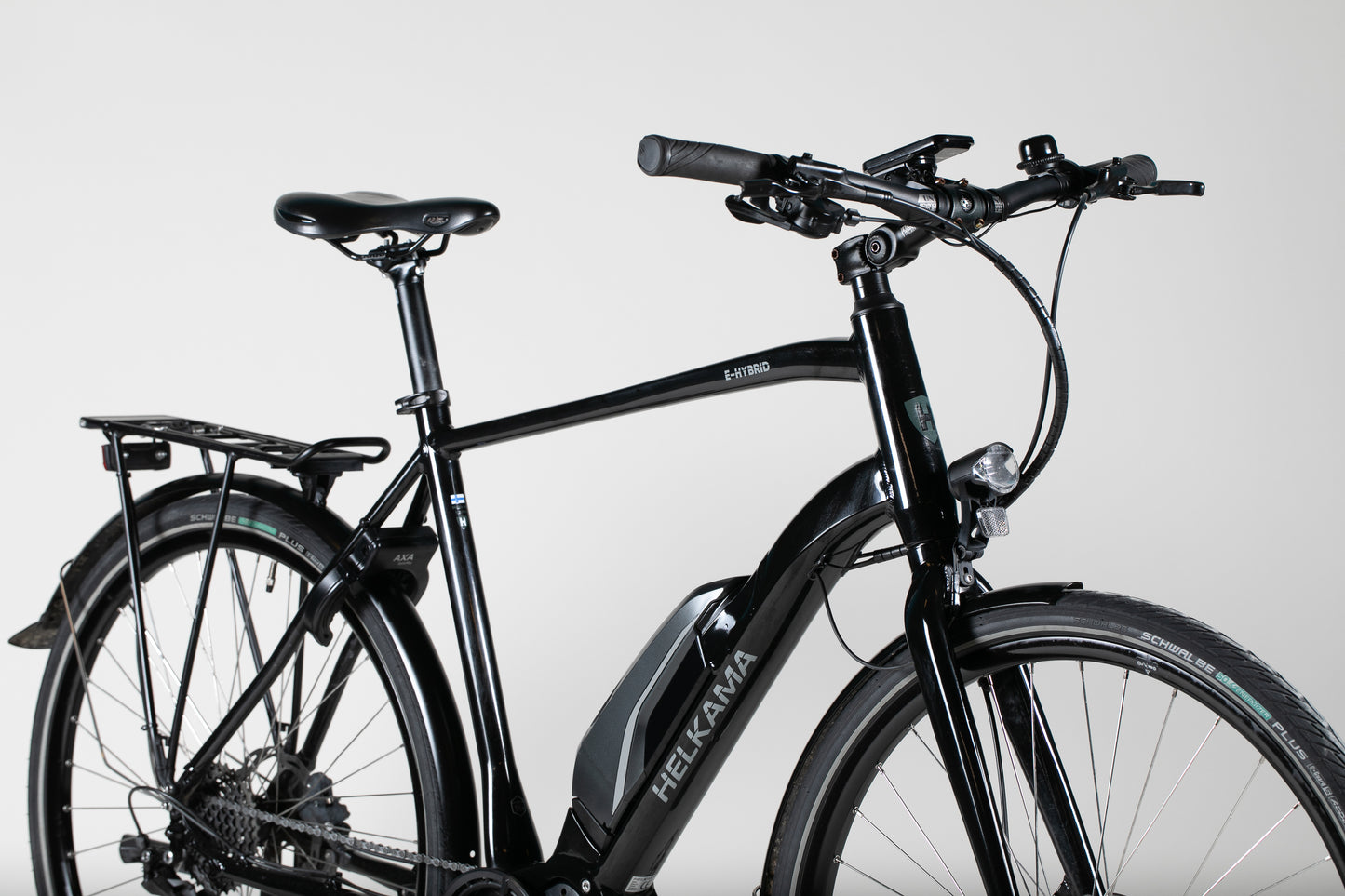 Helkama E-Hybrid 9 – käytetty sähköpyörä ajajalle 180-200 cm