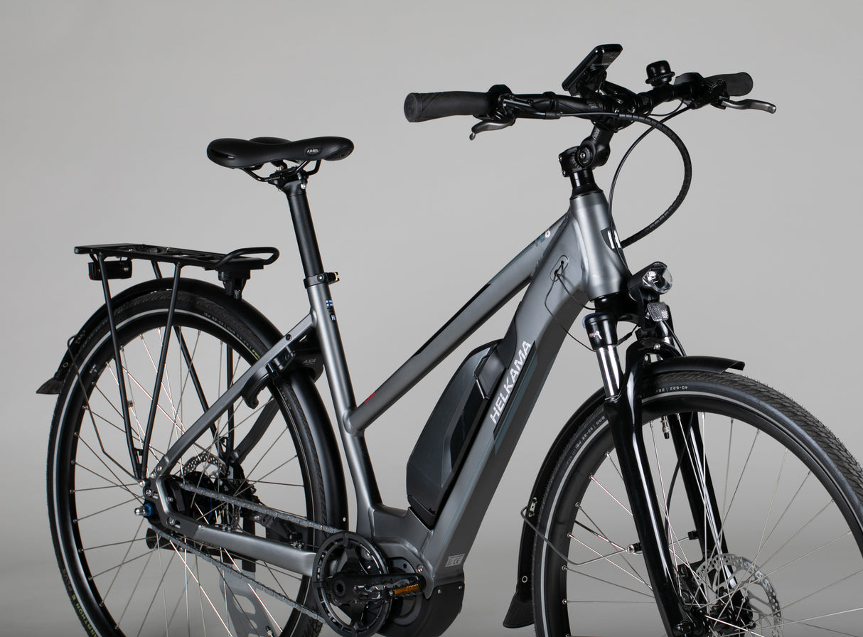 Helkama TE8L 8sp 28” - käytetty sähköpyörä 150-170 cm ajajalle