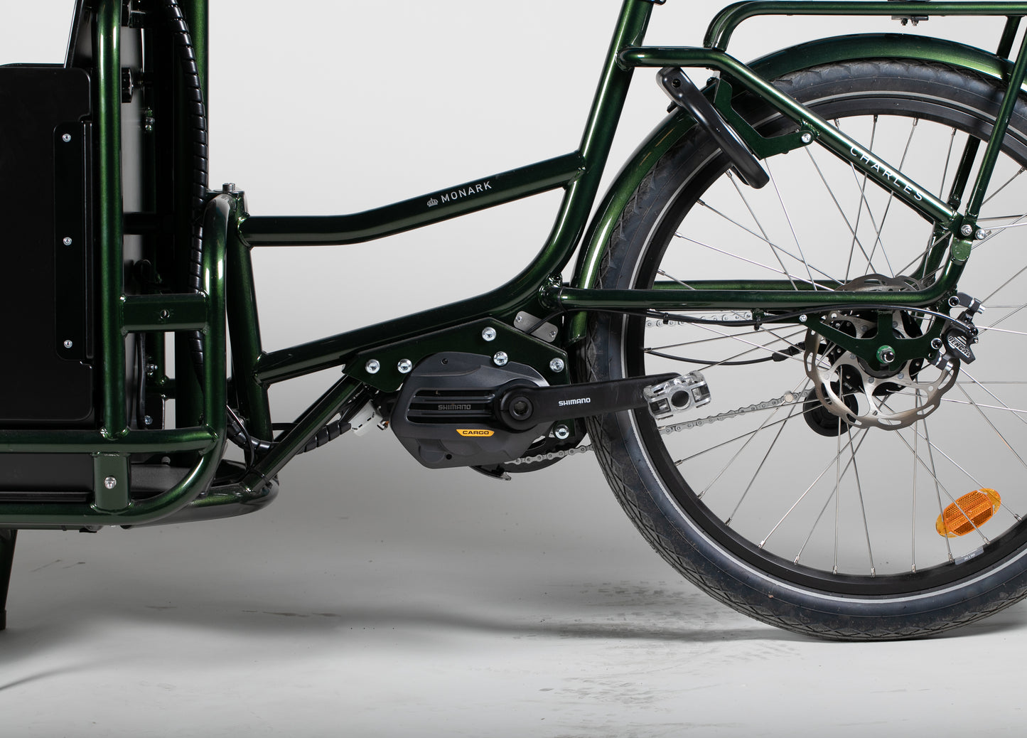 Monark Charles Cargo sähkö- tavarapyörä 170-180 cm ajajalle