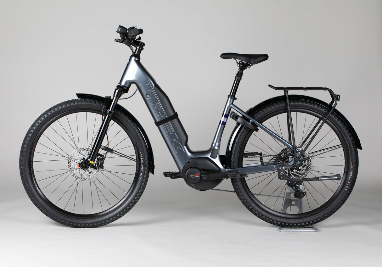 Trek Verve+ 4 Lowstep - käytetty sähköpyörä 155-165 cm ajajalle