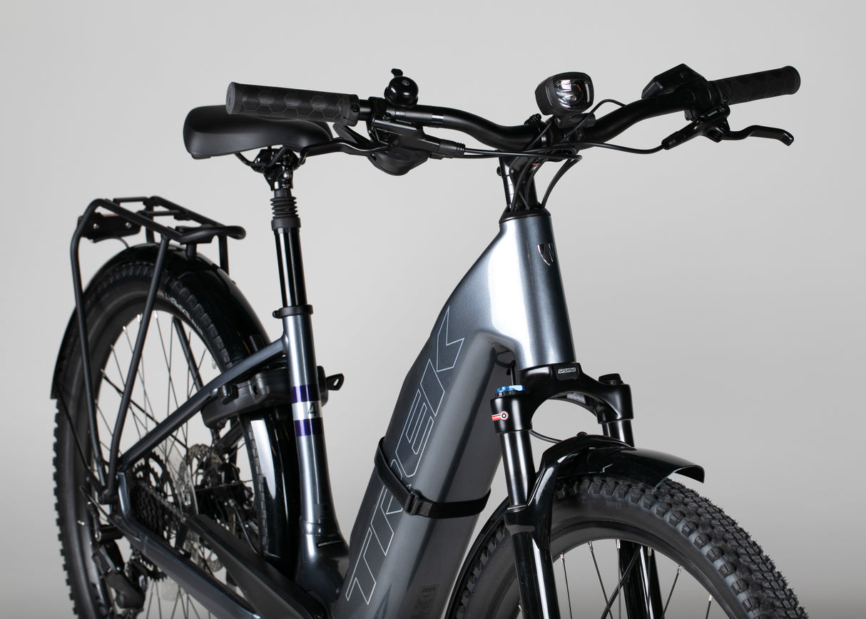 Trek Verve+ 4 Lowstep - käytetty sähköpyörä 155-165 cm ajajalle