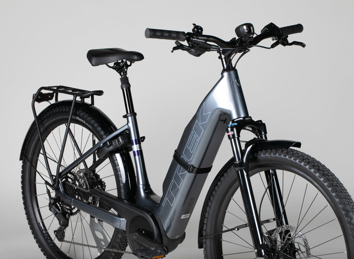 Trek Verve+ 4 Lowstep - käytetty sähköpyörä 155-165 cm ajajalle