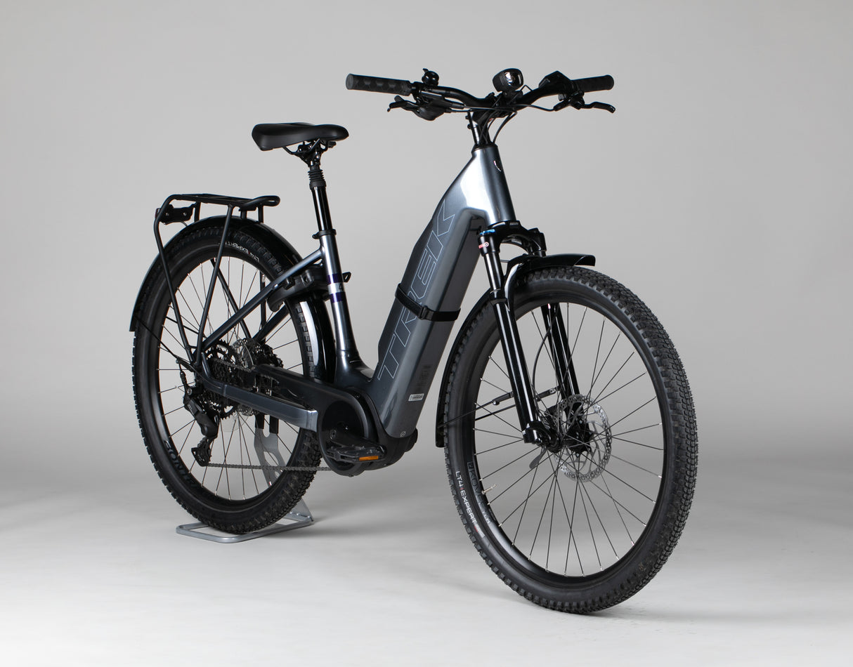 Trek Verve+ 4 Lowstep - käytetty sähköpyörä 155-165 cm ajajalle