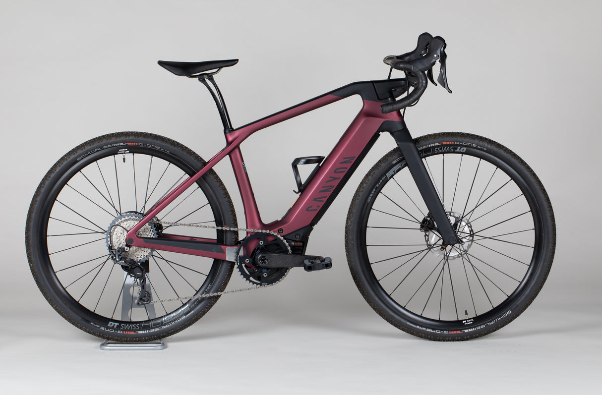 Canyon Grail:ON CF 7 - käytetty sähköpyörä 150-167 cm ajajalle