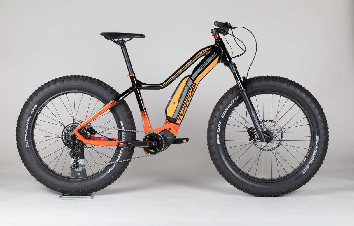 Tunturi E-Max - käytetty sähköfatbike 170–180 cm ajajalle