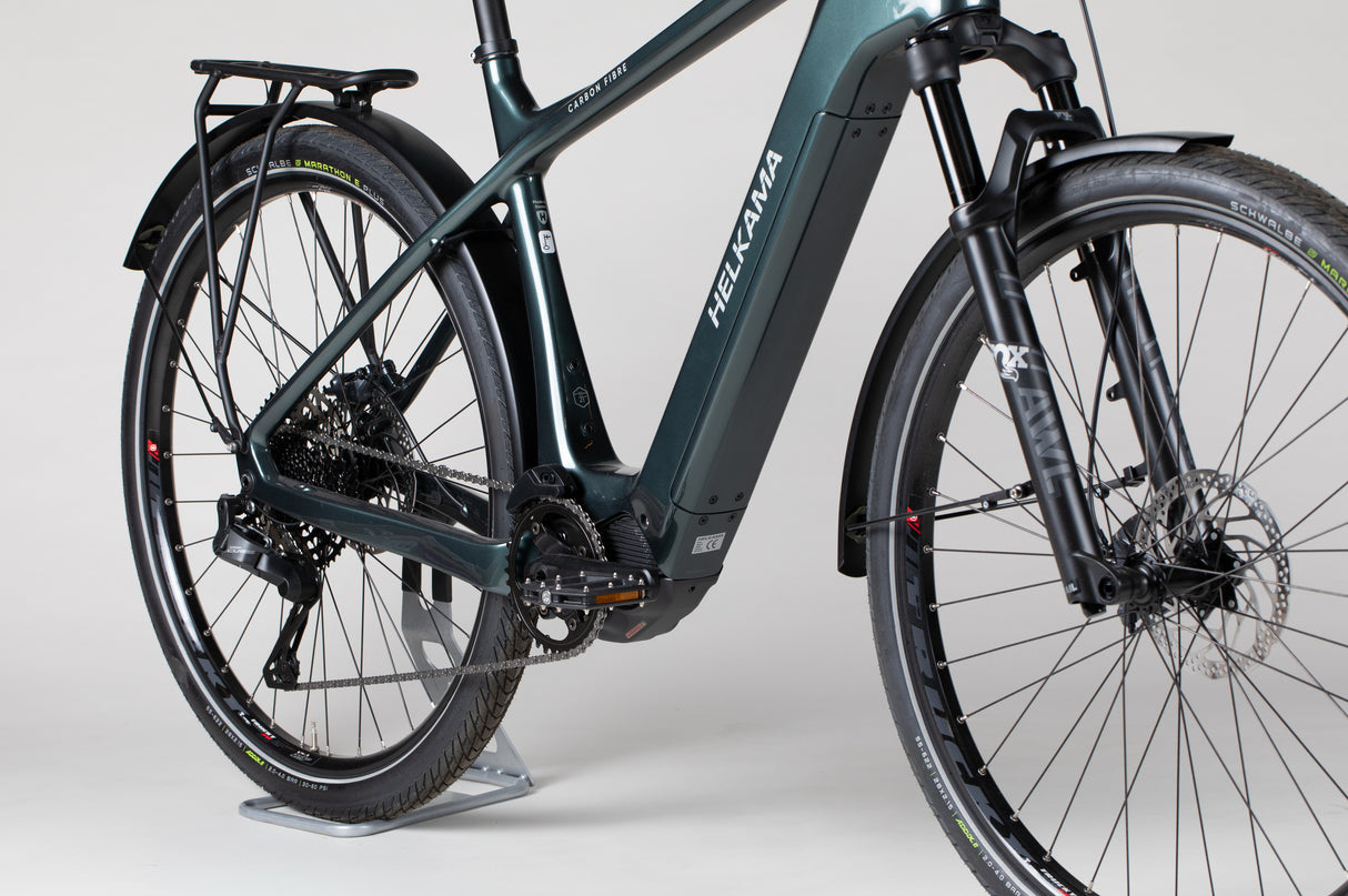 Helkama SX Carbon 11v - käytetty sähköpyörä 180–200 cm ajajalle