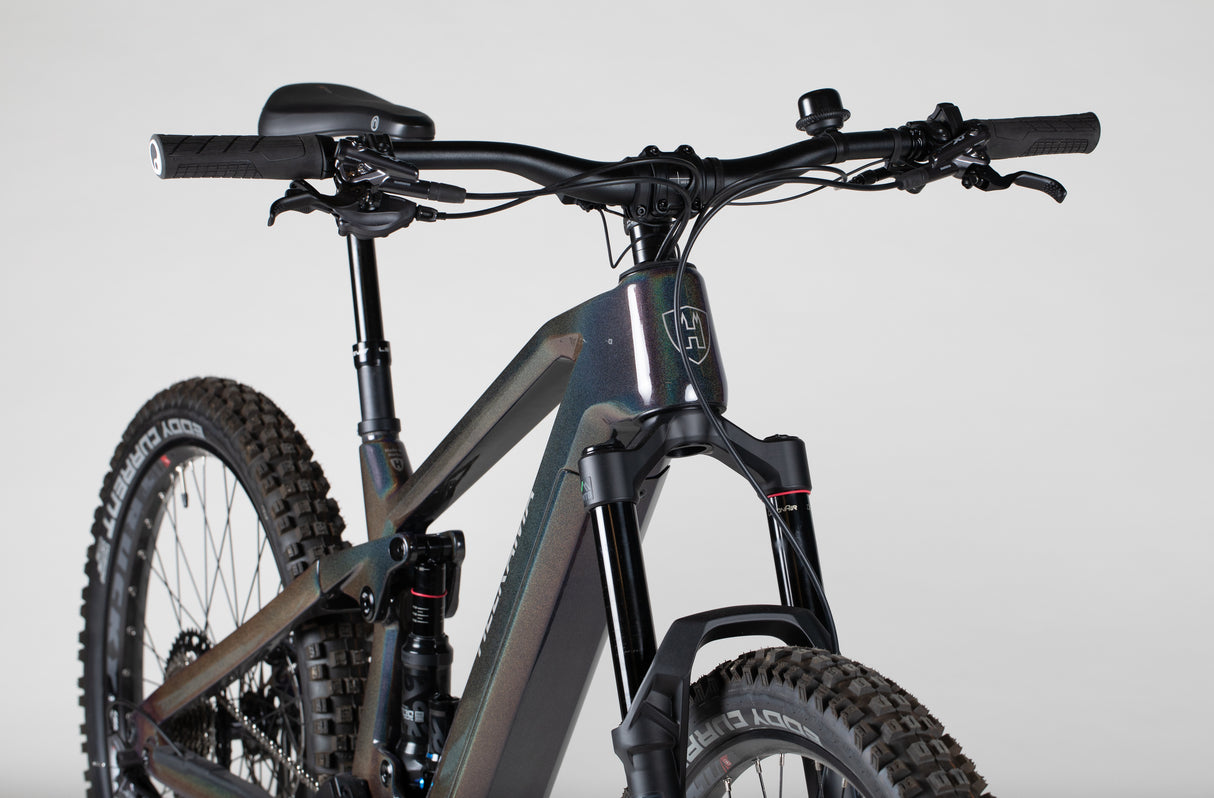 Helkama Carbon X 12v - käytetty sähköpyörä 160–180 cm ajajalle