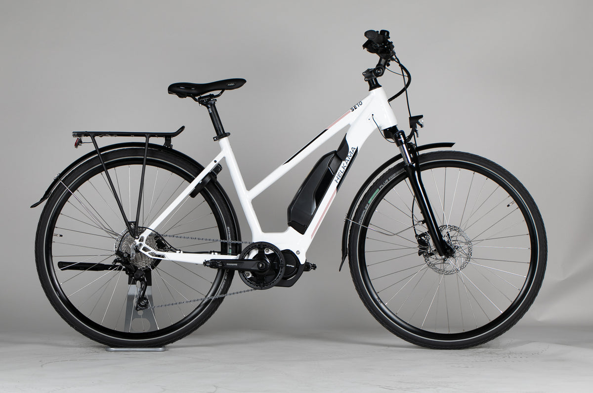 Helkama SE10L 10sp 28” - käytetty sähköpyörä 150-170 cm ajajalle