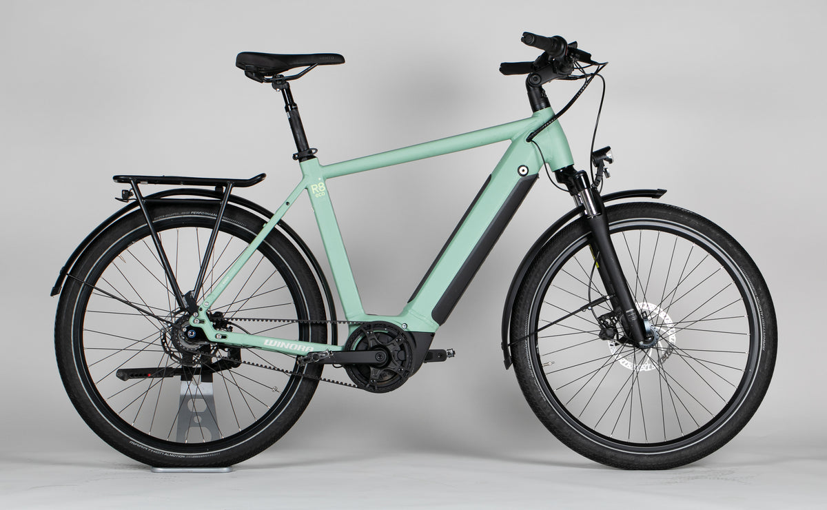 Winora Sinus R8f Eco Gent - käytetty sähköpyörä 160-175 cm ajajalle