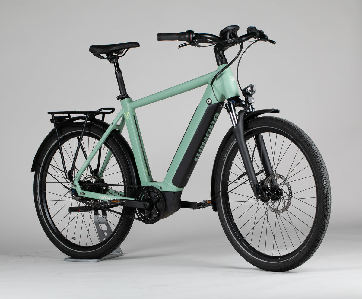 Winora Sinus R8f Eco Gent - käytetty sähköpyörä 160-175 cm ajajalle