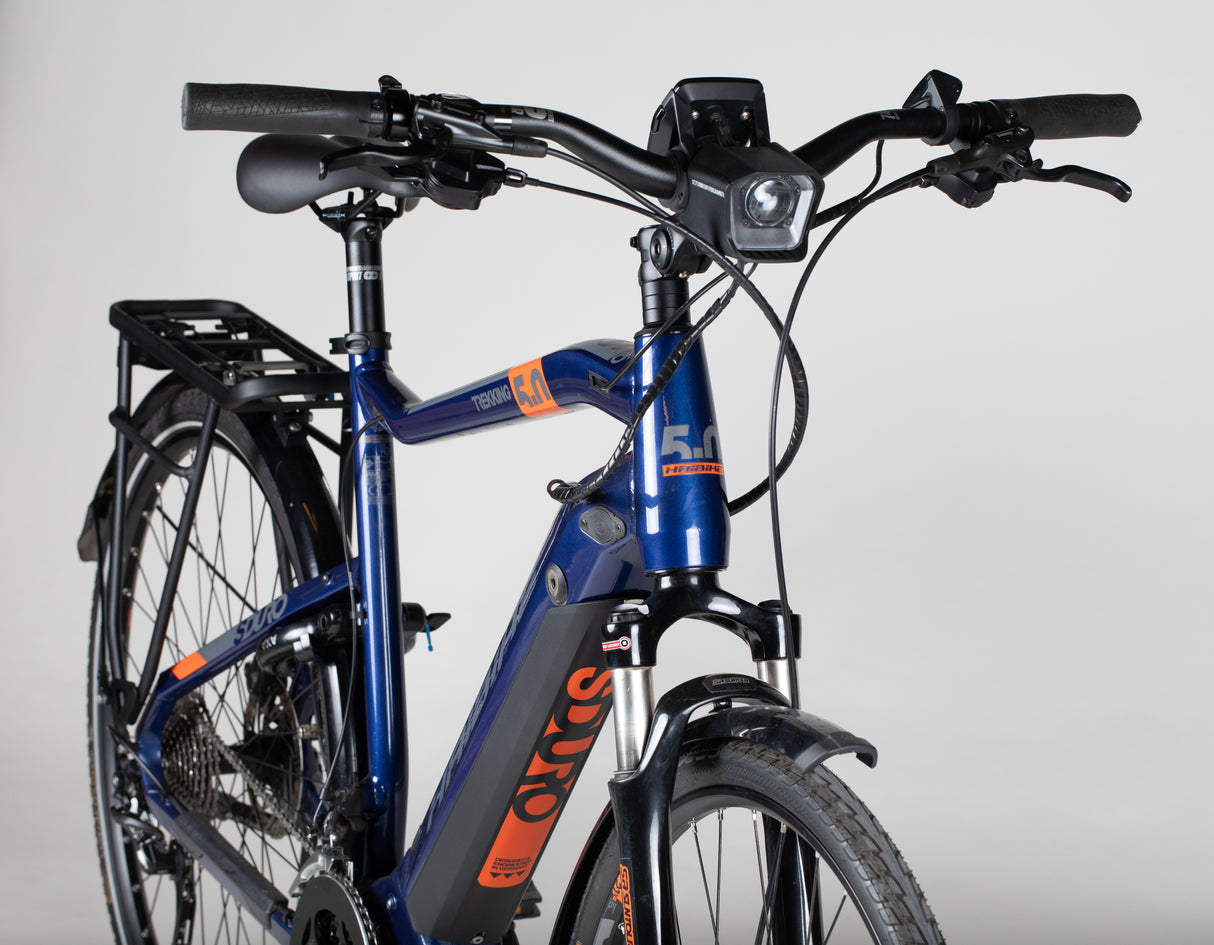 Haibike SDURO Trekking 5.0 - käytetty sähköpyörä 177-187 cm ajajalle