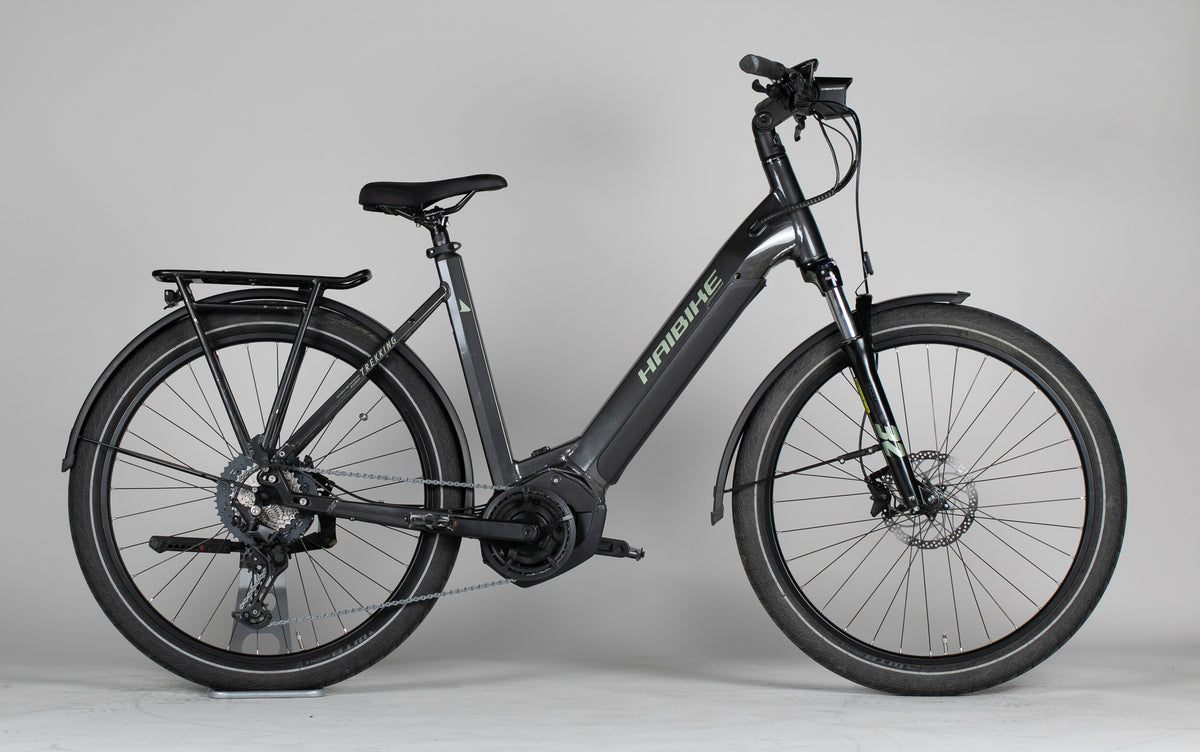 Haibike Trekking 7 Low - käytetty sähköpyörä 170-185 cm ajajalle