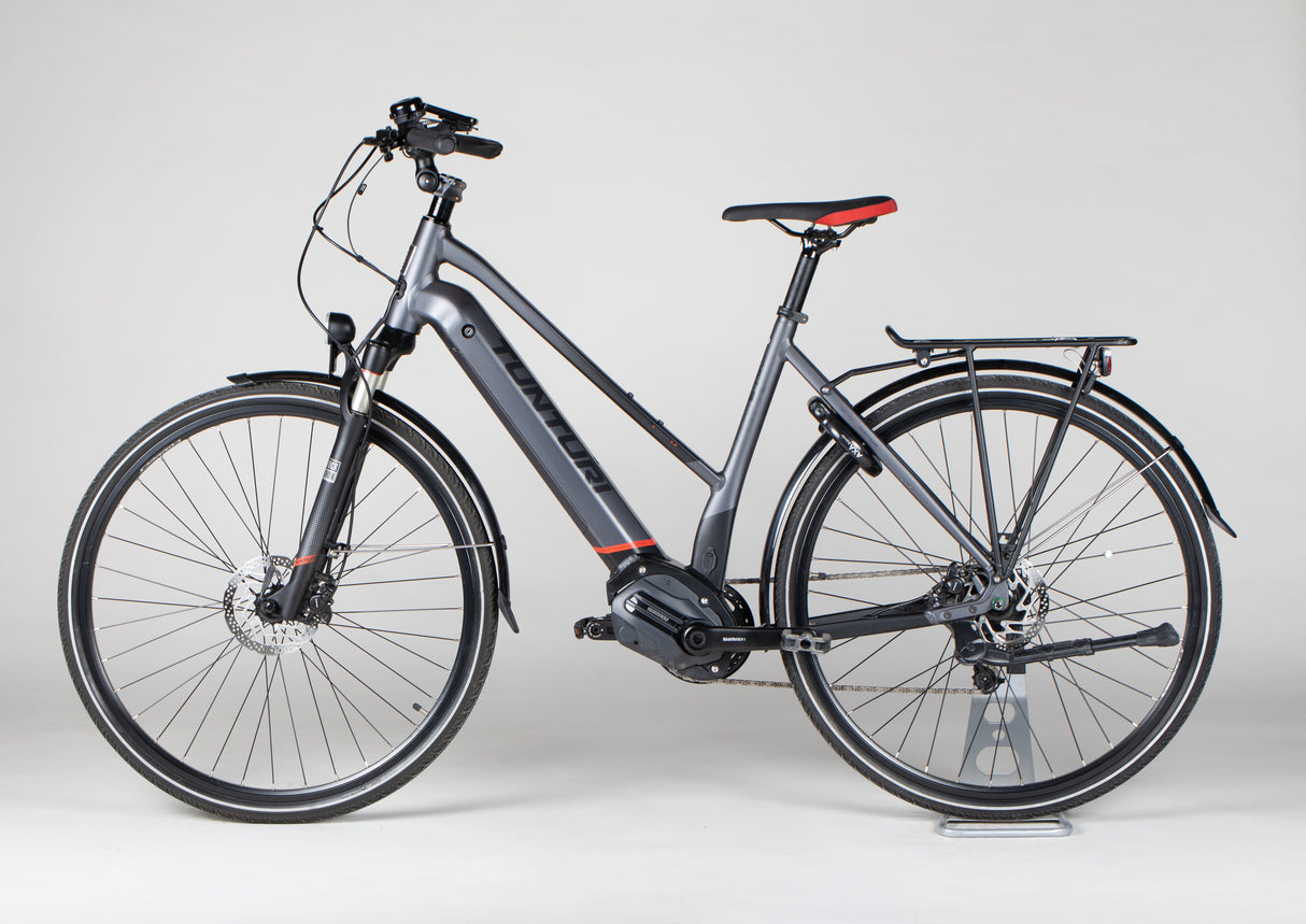 Tunturi e-hybrid Di2 2.0 - käytetty sähköpyörä 170-180 cm ajajalle