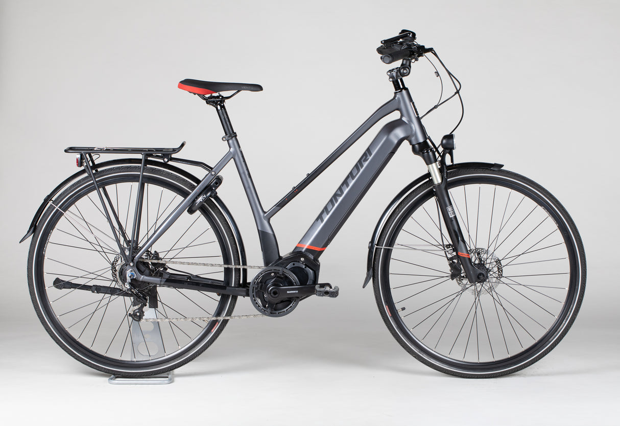 Tunturi e-hybrid Di2 2.0 - käytetty sähköpyörä 170-180 cm ajajalle