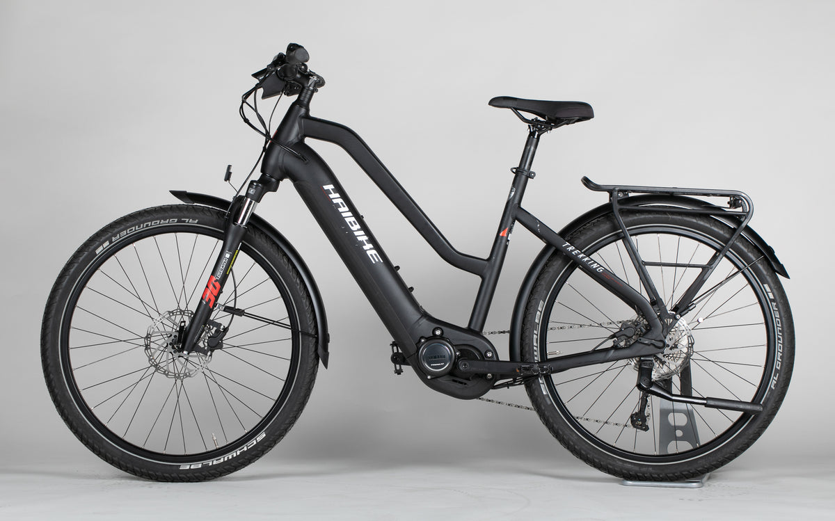 Haibike Trekking 6 HIGH - käytetty sähköpyörä 170-185 cm ajajalle