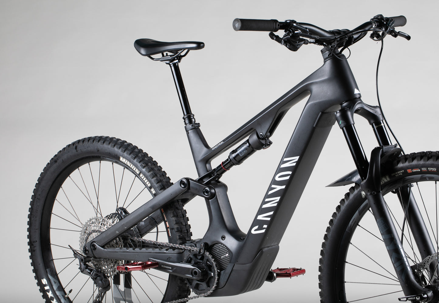 Canyon Spectral On CF 7 - käytetty sähköpyörä 174–184 cm ajajalle