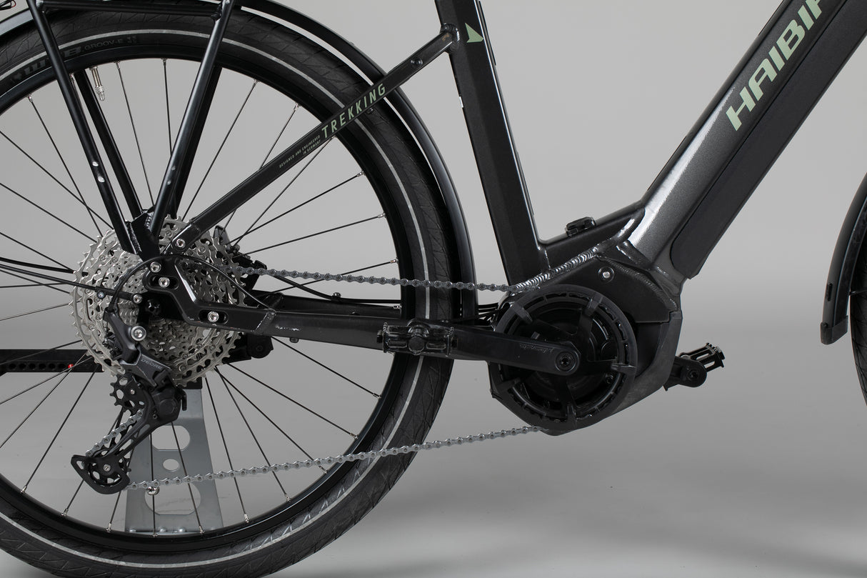 Haibike Trekking 7 LOW - käytetty sähköpyörä 158-170 cm ajajalle