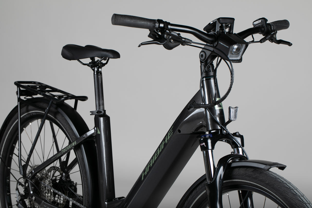 Haibike Trekking 7 LOW - käytetty sähköpyörä 158-170 cm ajajalle