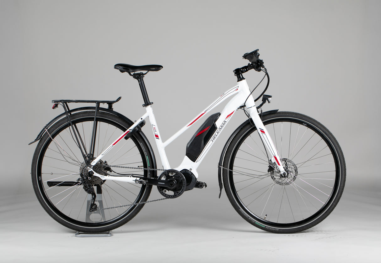 Helkama SE10L 10sp 28” - käytetty sähköpyörä 150-170 cm ajajalle