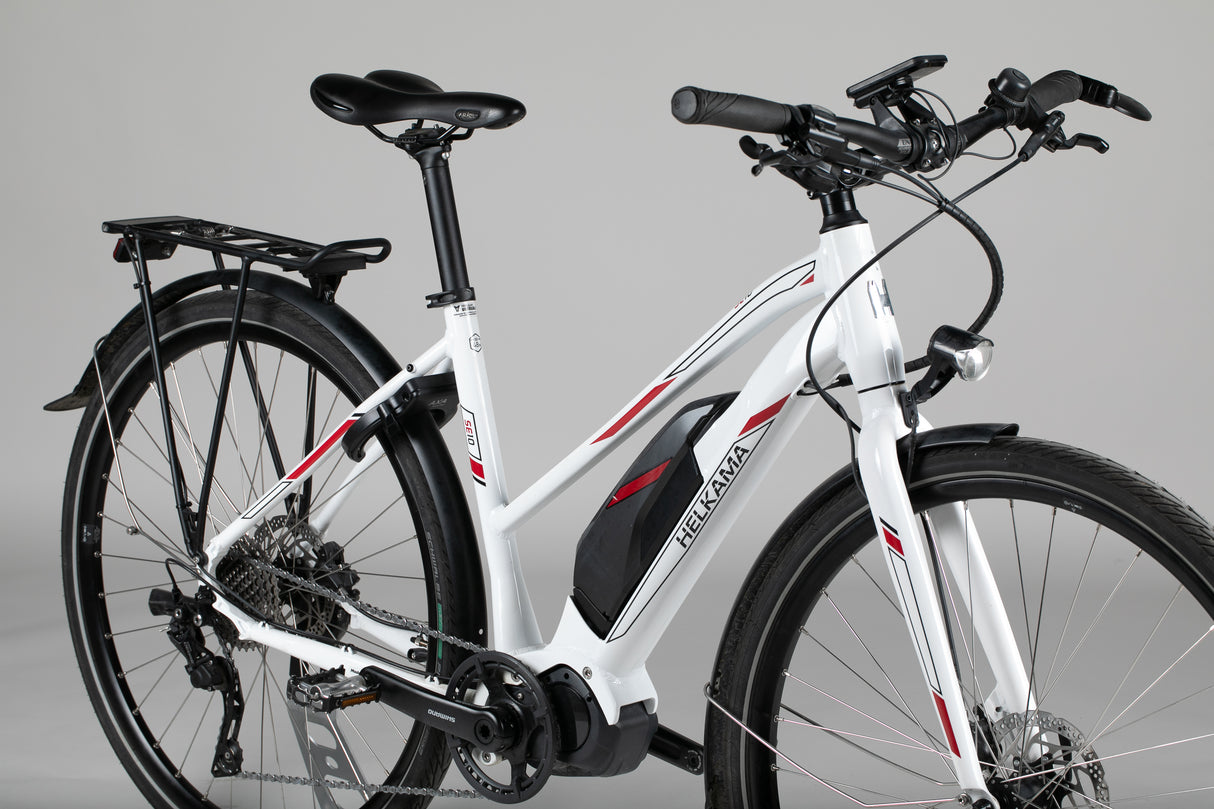 Helkama SE10L 10sp 28” - käytetty sähköpyörä 150-170 cm ajajalle