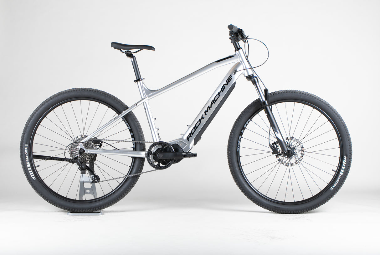 Rock Machine Torrent e30 - käytetty sähköpyörä 170-185 cm ajajalle