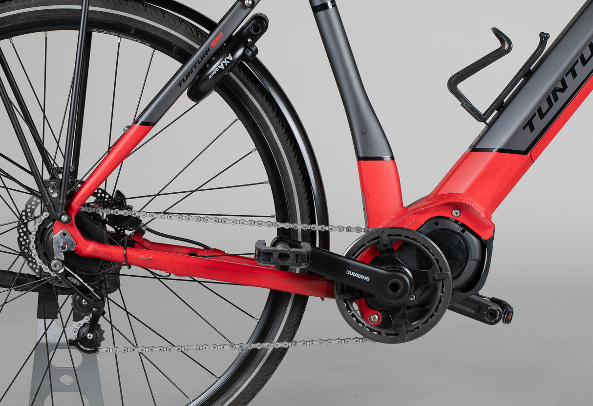 Tunturi E-hybrid Di2 - käytetty sähköpyörä 180-190 cm ajajalle