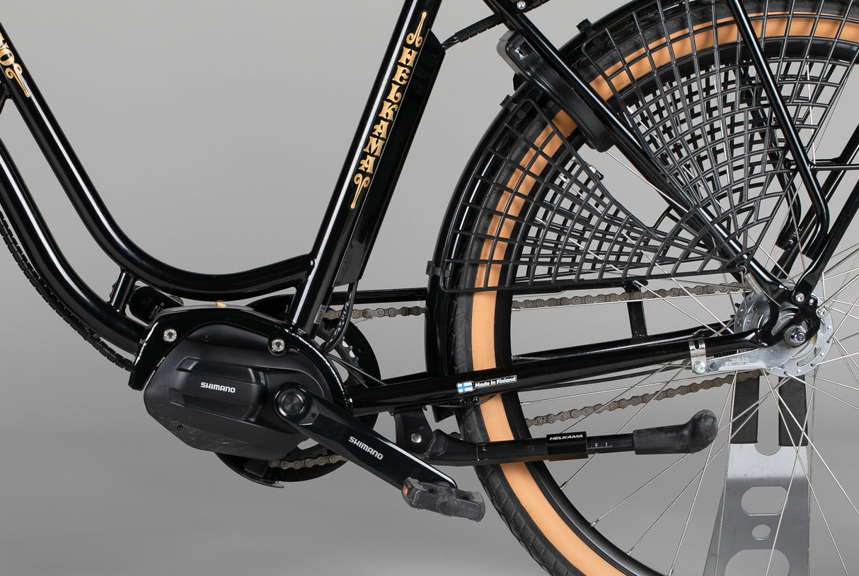 Helkama e-Aino 7sp 26” - käytetty sähköpyörä 155-180 cm ajajalle