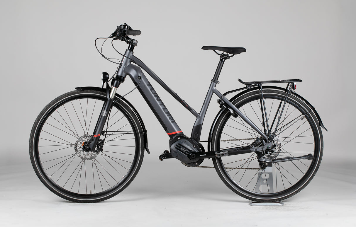 Tunturi E-Hybrid Di2 - käytetty sähköpyörä 155-167 cm ajajalle