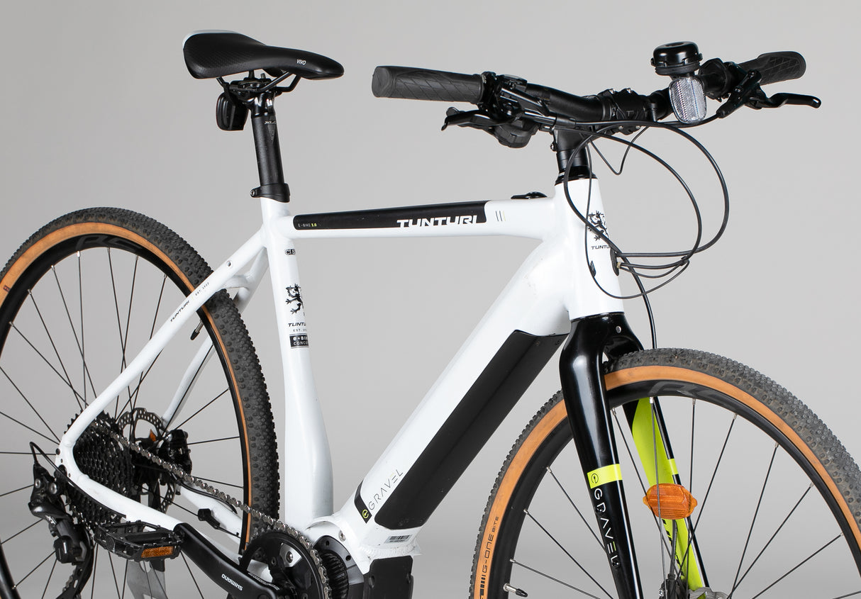 Tunturi E-Gravel - käytetty sähköpyörä 165-180 cm ajajalle