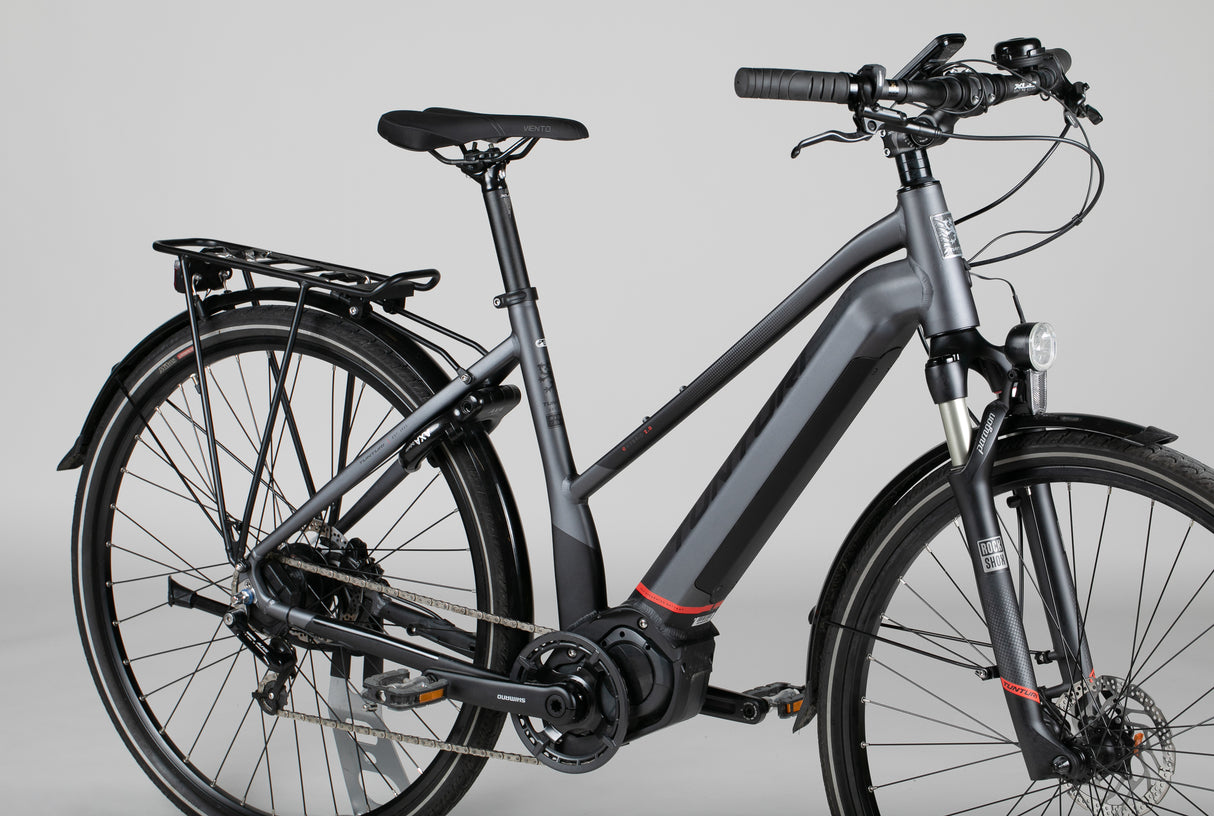 Tunturi E-Hybrid Di2 - käytetty sähköpyörä 155-167 cm ajajalle