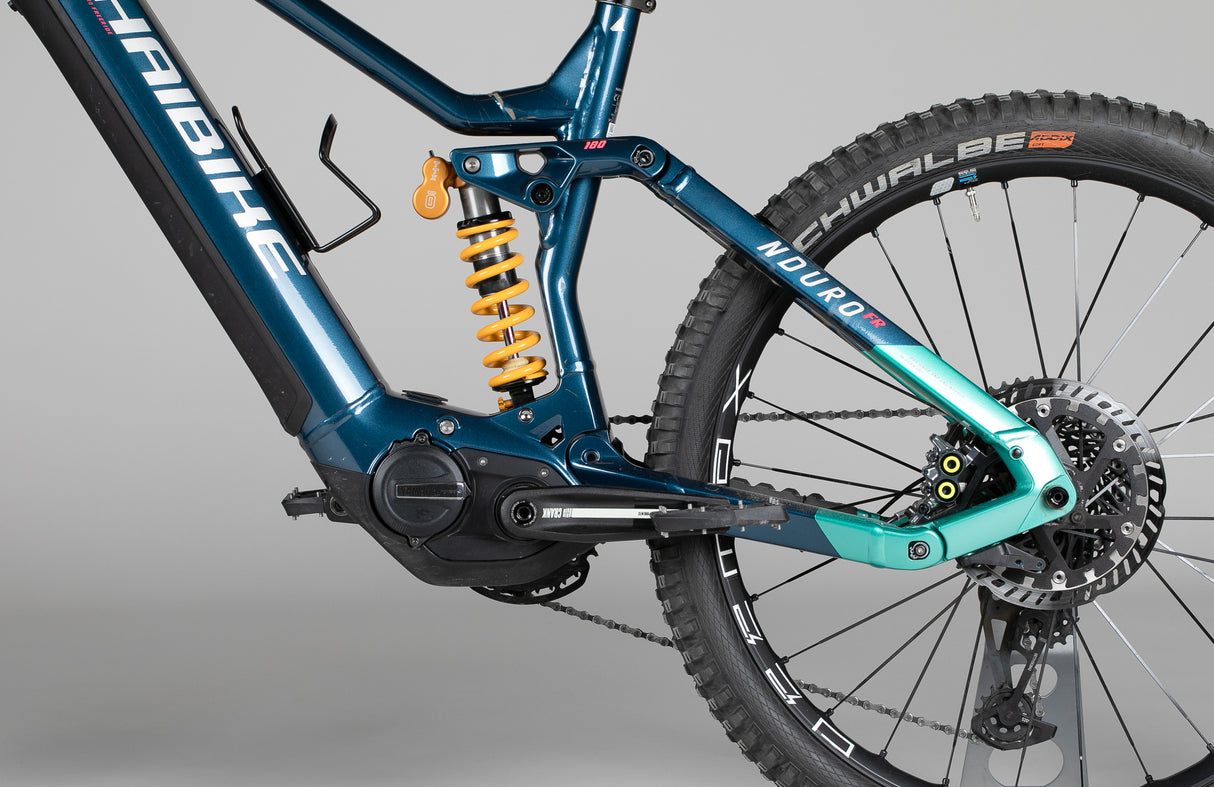 Haibike Nduro 8 Freeride - käytetty sähköpyörä 178-189 cm ajajalle