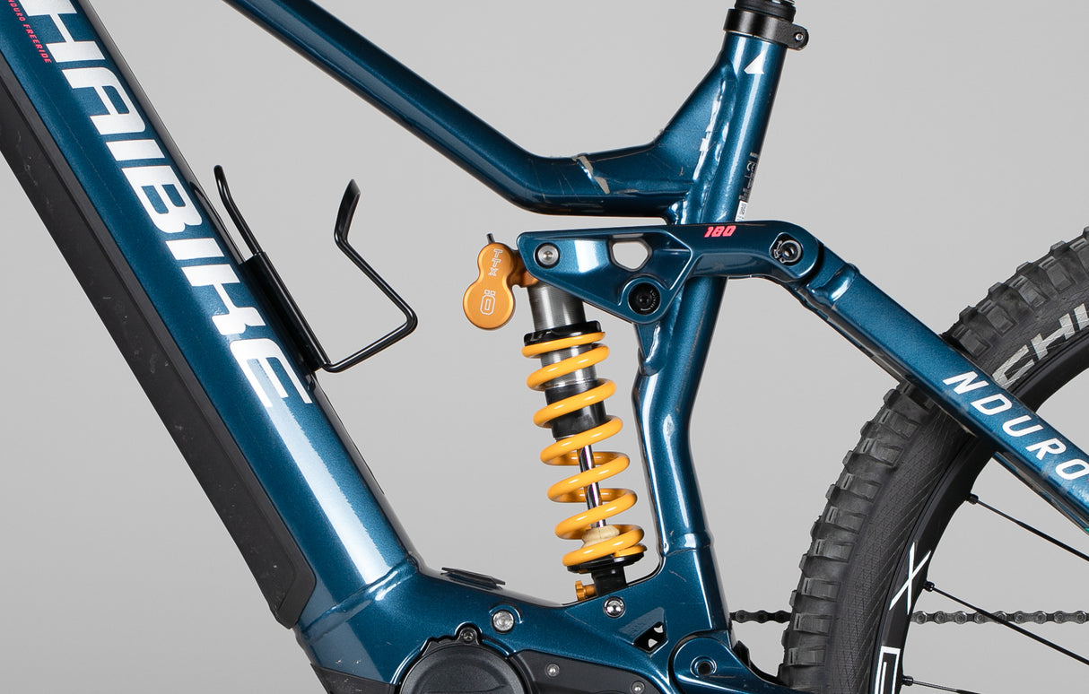 Haibike Nduro 8 Freeride - käytetty sähköpyörä 178-189 cm ajajalle