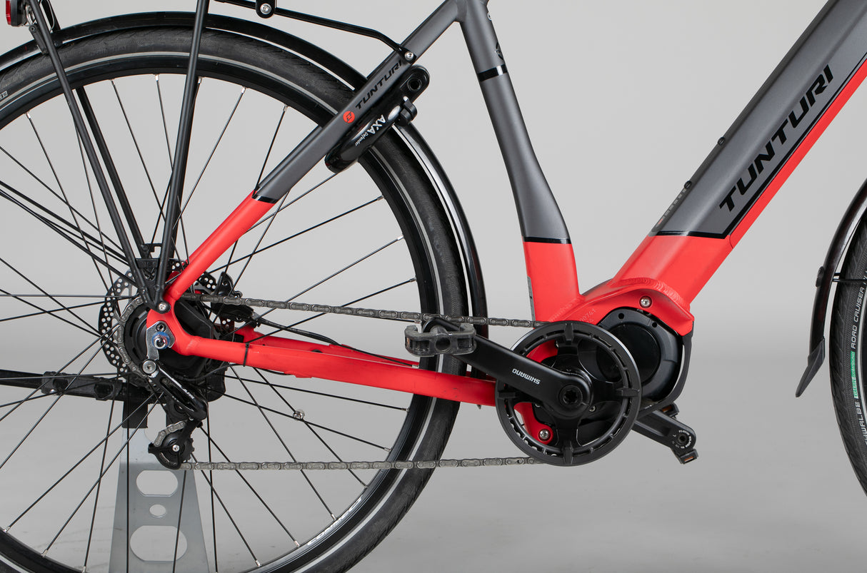 Tunturi E-Hybrid Di2 - käytetty sähköpyörä 170-180 cm ajajalle