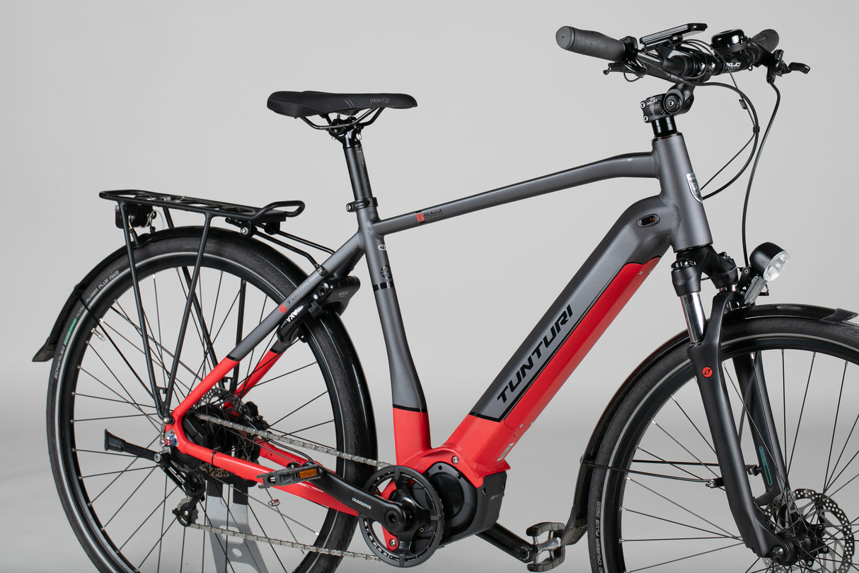 Tunturi E-Hybrid Di2 - käytetty sähköpyörä 170-180 cm ajajalle