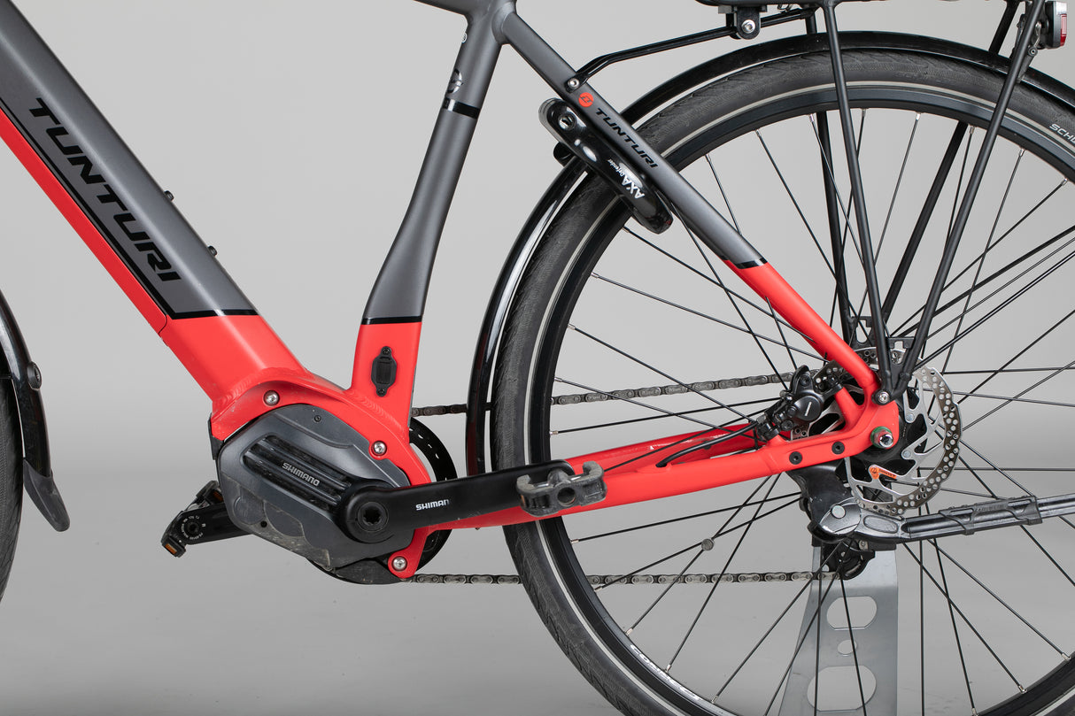 Tunturi E-Hybrid Di2 - käytetty sähköpyörä 170-180 cm ajajalle