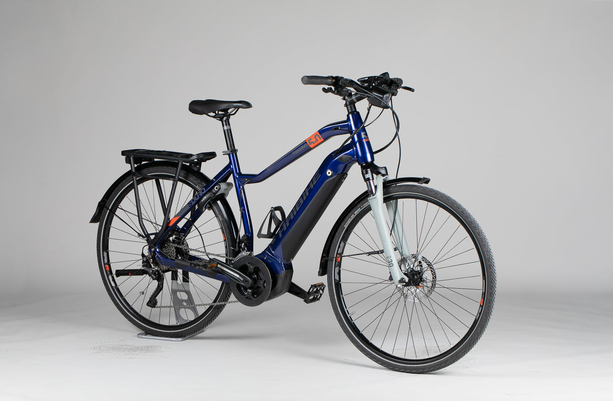 Haibike Sduro Trekking 5.0 FE - käytetty sähköpyörä 176-188 cm ajajalle